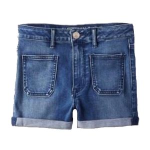 AEO High-Waisted Denim Shorts